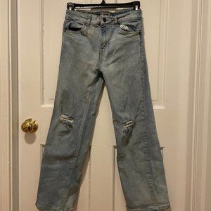 Lucky Brand High Waisted Wide Leg Jeans